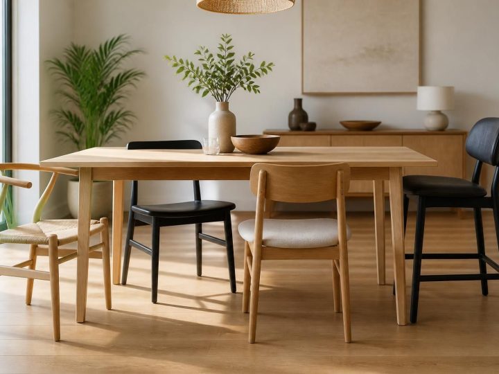 Guide pratique : quelle hauteur de chaise pour table de 80 cm est idéale selon votre table ?