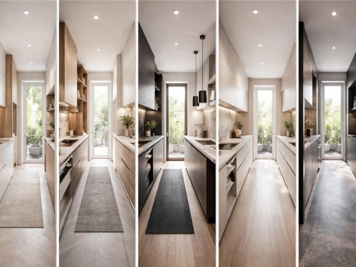 Inspiration : 5 cuisines étroites en longueur qui allient style et fonctionnalité