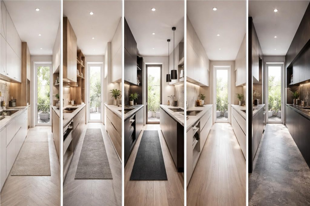 Inspiration : 5 cuisines étroites en longueur qui allient style et fonctionnalité