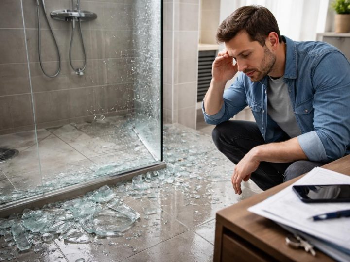 Les risques liés à une paroi de douche qui explose et assurance : ce que vous devez savoir