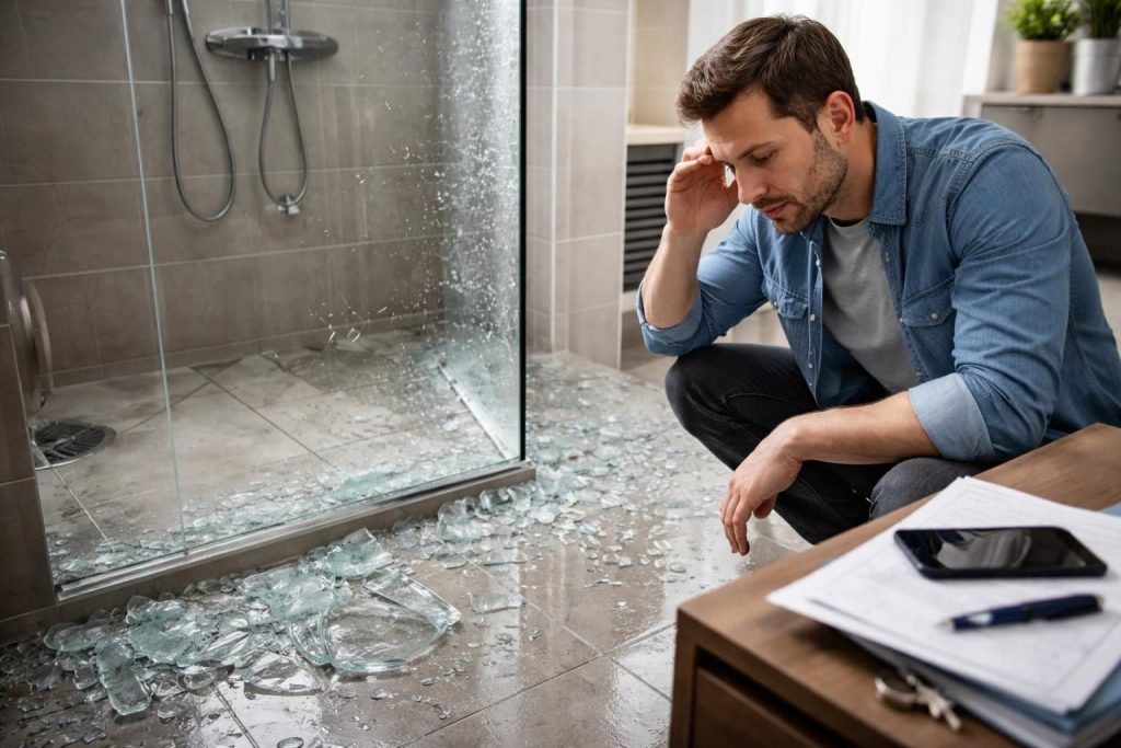 Les risques liés à une paroi de douche qui explose et assurance : ce que vous devez savoir