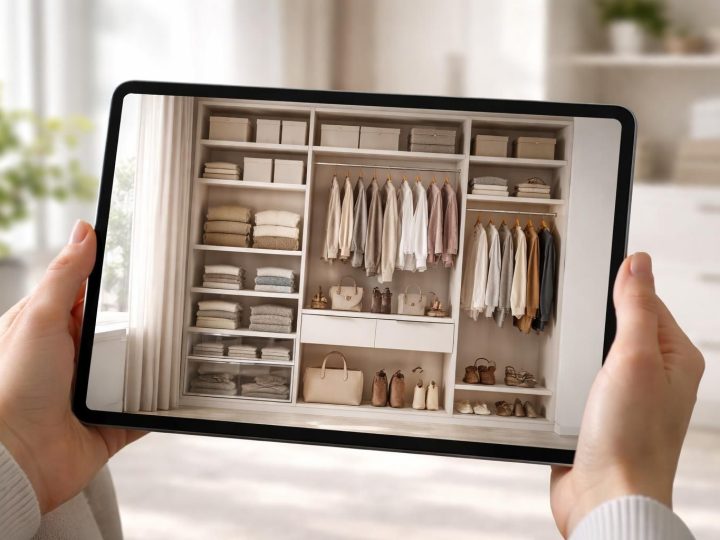 Rangement : optimiser un dressing sur tablette Samsung Galaxy